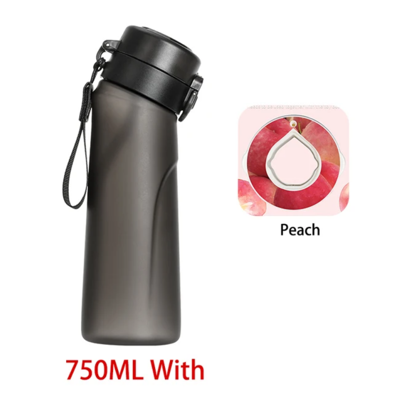 Flavour Pod Water Bottle And Straw 750ml Drinking Bottle 0 Sugar 0 Calories