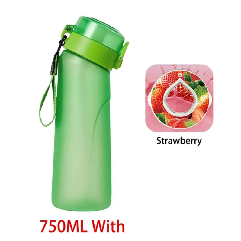 Flavour Pod Water Bottle And Straw 750ml Drinking Bottle 0 Sugar 0 Calories