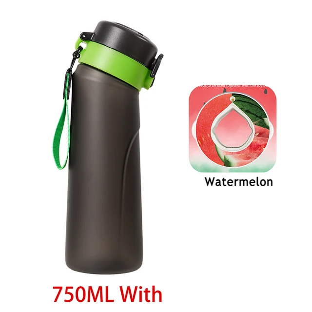 Flavour Pod Water Bottle And Straw 750ml Drinking Bottle 0 Sugar 0 Calories