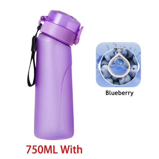 Flavour Pod Water Bottle And Straw 750ml Drinking Bottle 0 Sugar 0 Calories